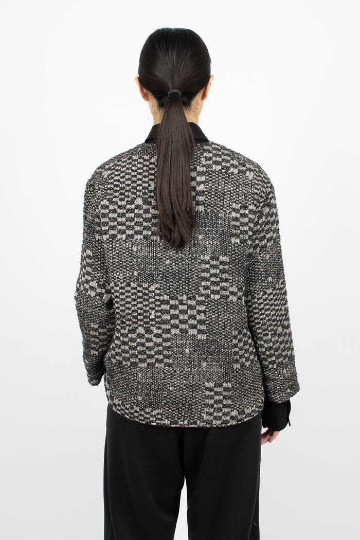 Cutaway Jacket Black/White