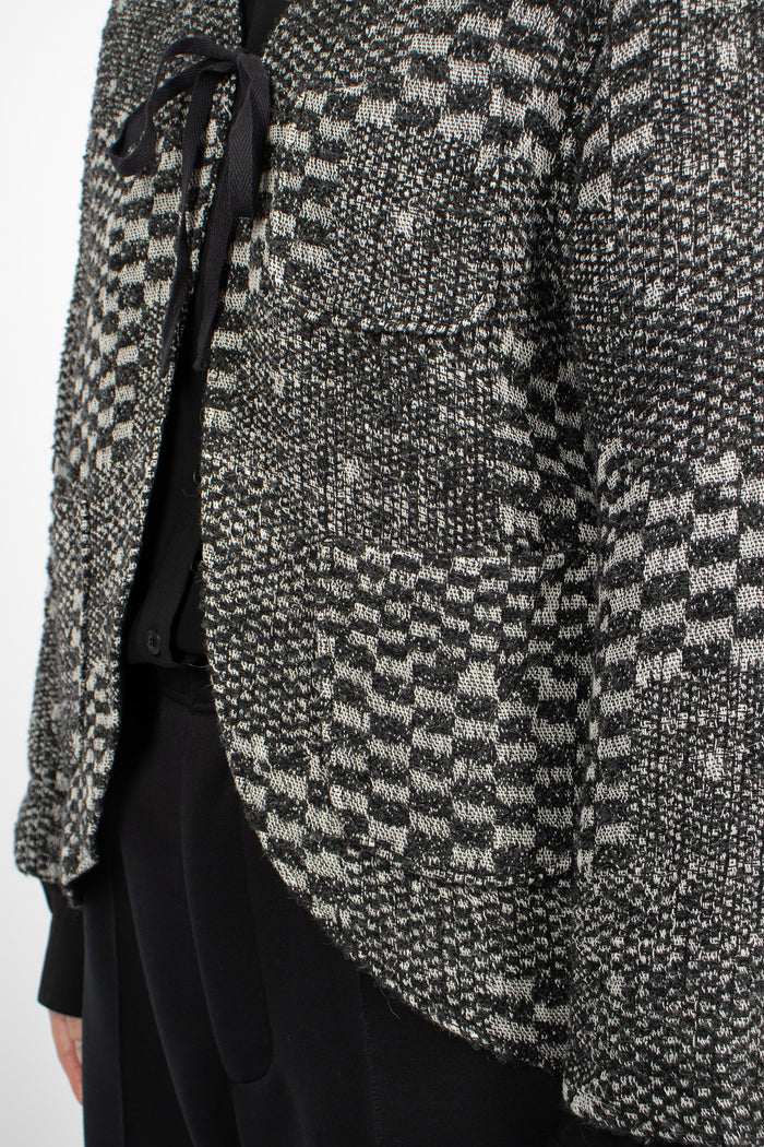 Cutaway Jacket Black/White