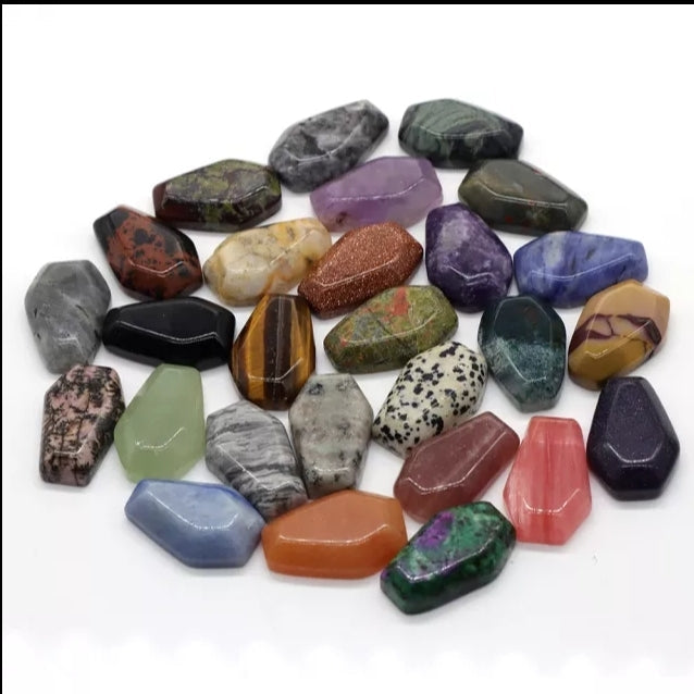 Cute Mini Coffin Gemstones