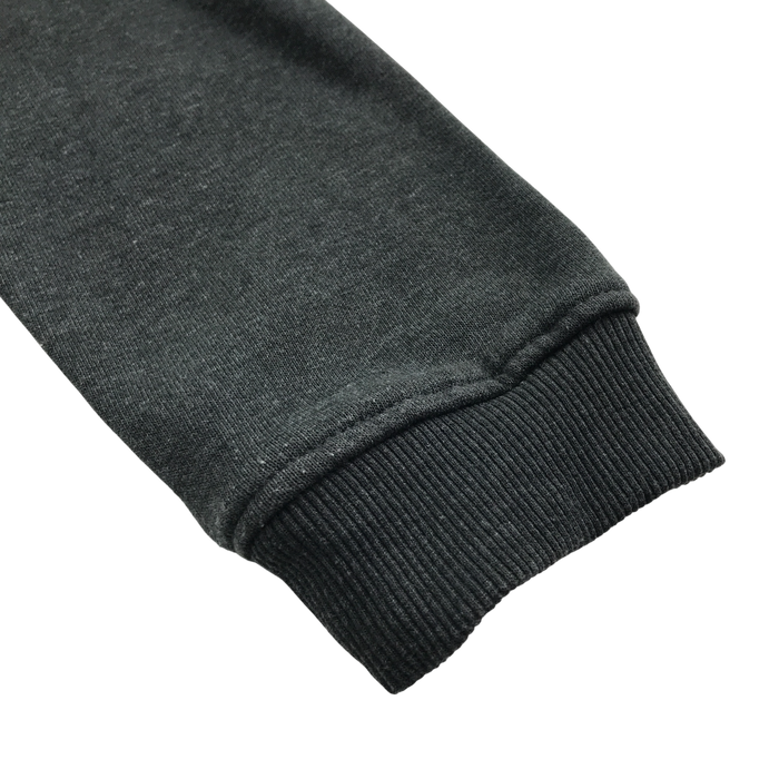 Dark grey girls jersey with pockets school cardigan