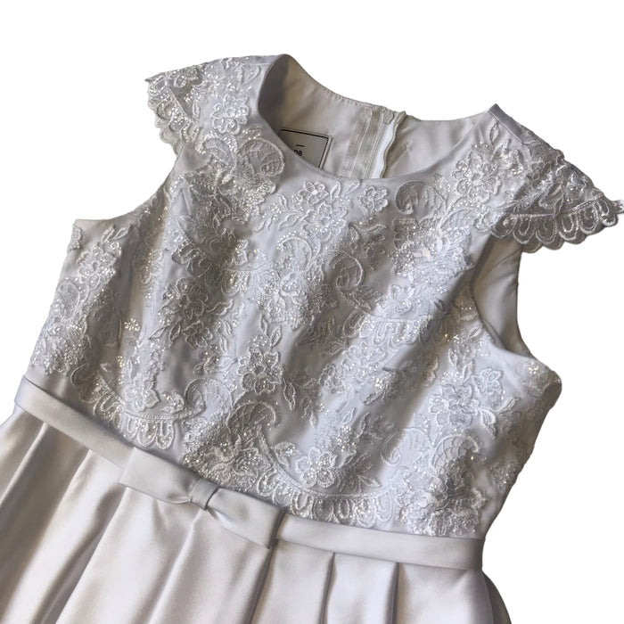 DB Studio 10-12 years white formal dress