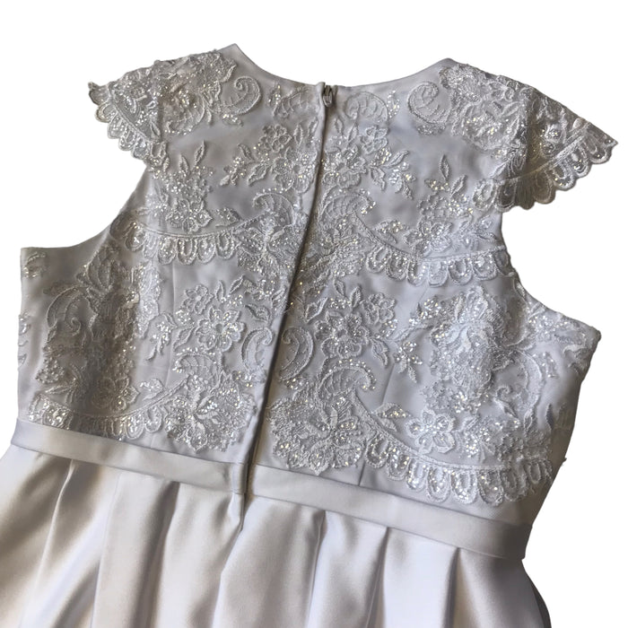 DB Studio 10-12 years white formal dress