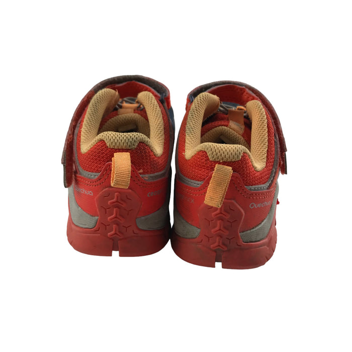 Decathlon size UK 12 (jr) navy orange walking shoes