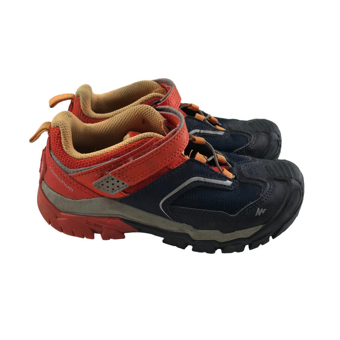Decathlon size UK 12 (jr) navy orange walking shoes