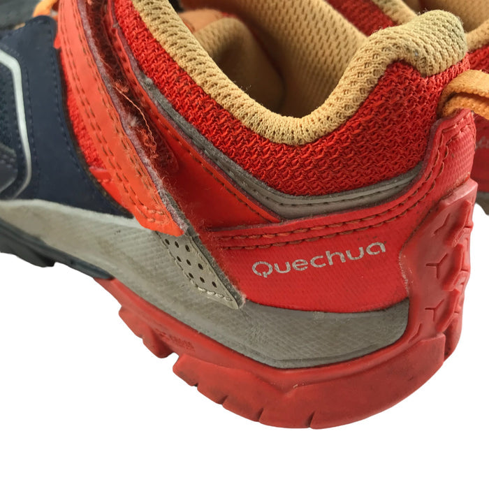 Decathlon size UK 12 (jr) navy orange walking shoes