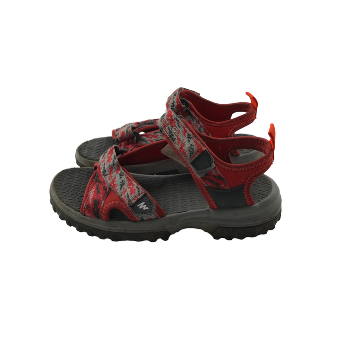 Decathlon size UK 13c (jr) red walking sandals