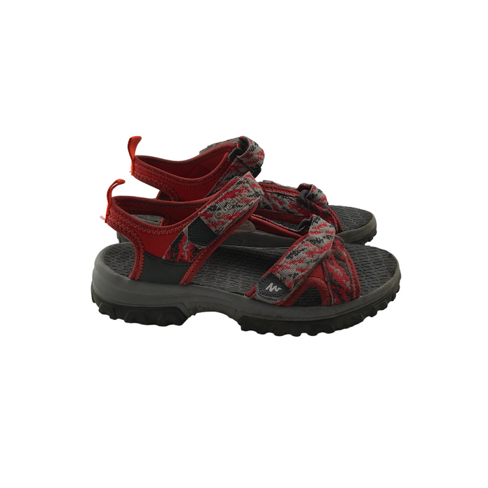 Decathlon size UK 13c (jr) red walking sandals