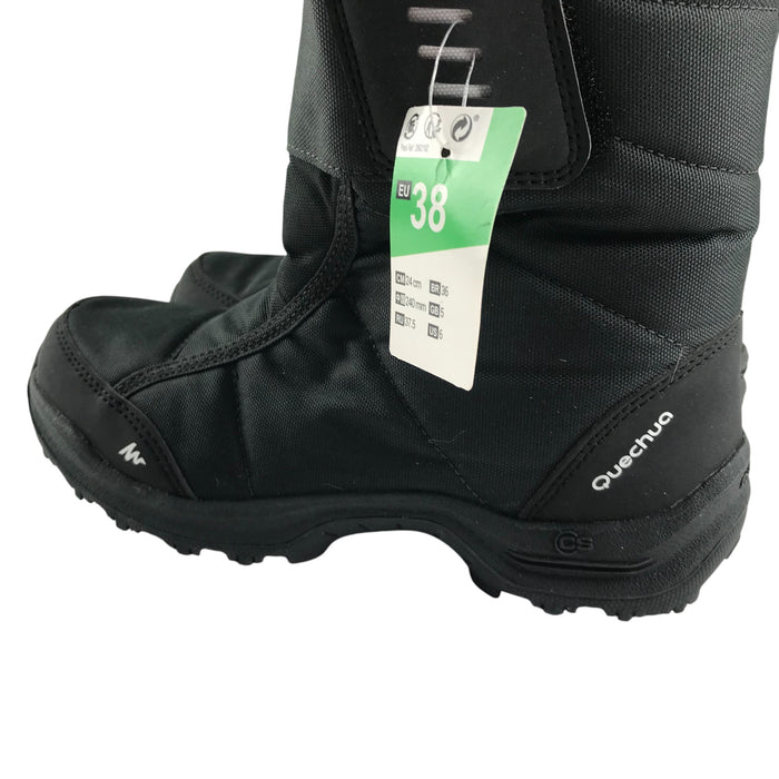 Decathlon size UK 5 black winter boots