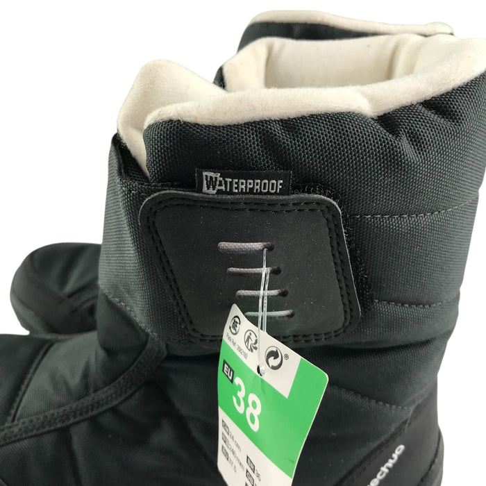 Decathlon size UK 5 black winter boots