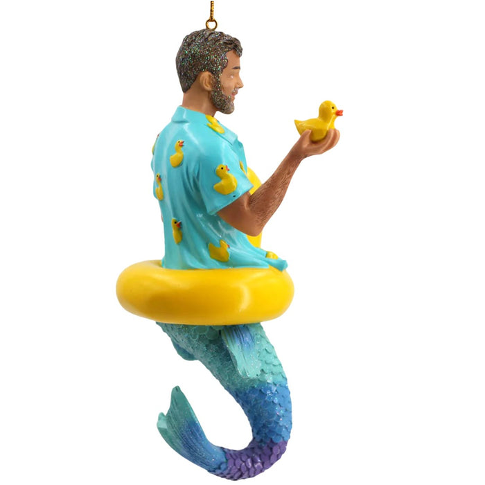 December Diamonds - Daddy Duckie Merman Ornament 55401