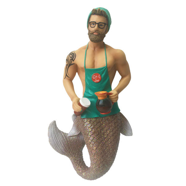 December Diamonds - Java Joe Barista Coffee Merman Ornament 55077
