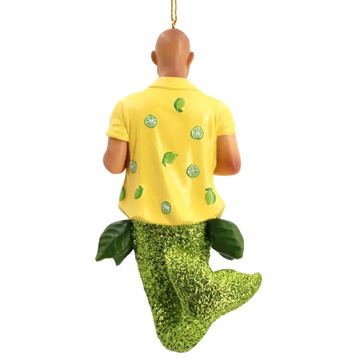 December Diamonds - Key Lime Daddy Merman Ornament 55437