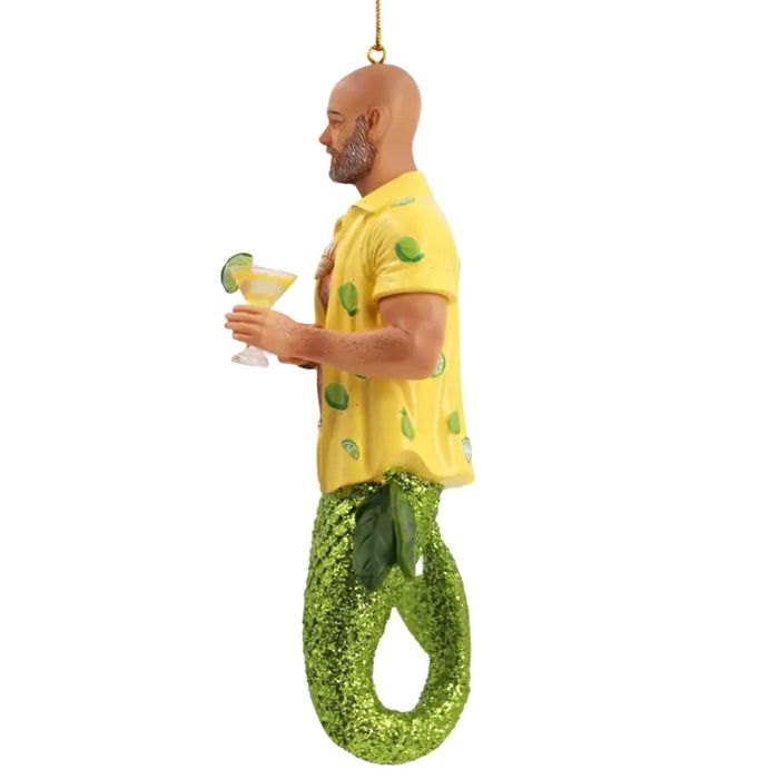 December Diamonds - Key Lime Daddy Merman Ornament 55437