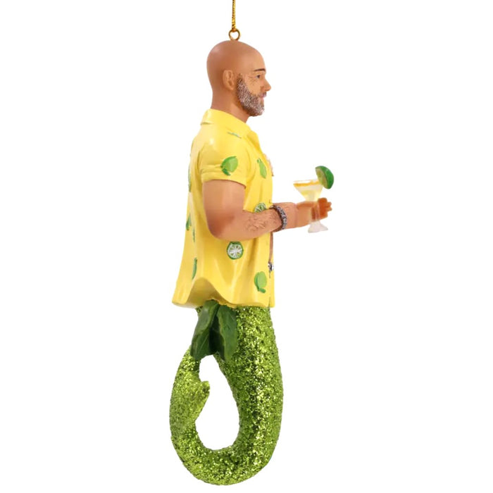 December Diamonds - Key Lime Daddy Merman Ornament 55437