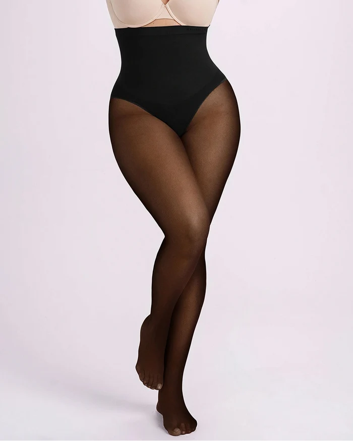 Defineline™ High-Waisted Micronet Shaping Tights