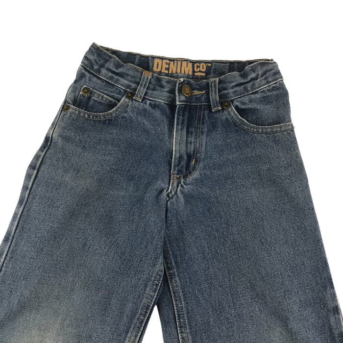 Denim Co 6-7 years blue regular fit wide leg jeans