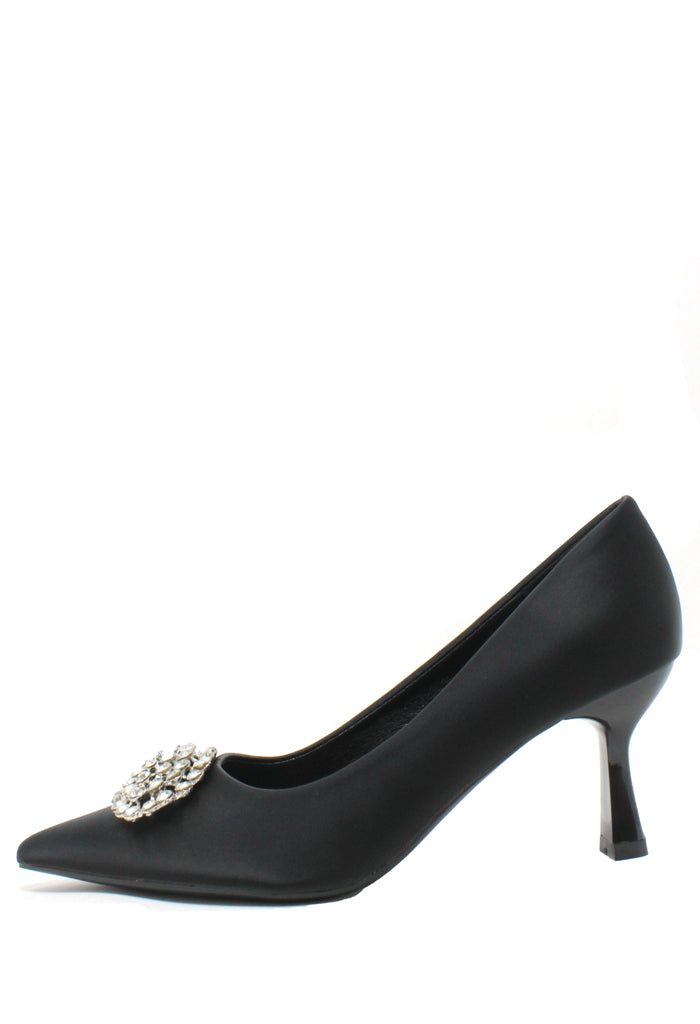 Diamante Court Heel