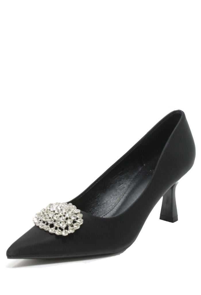 Diamante Court Heel