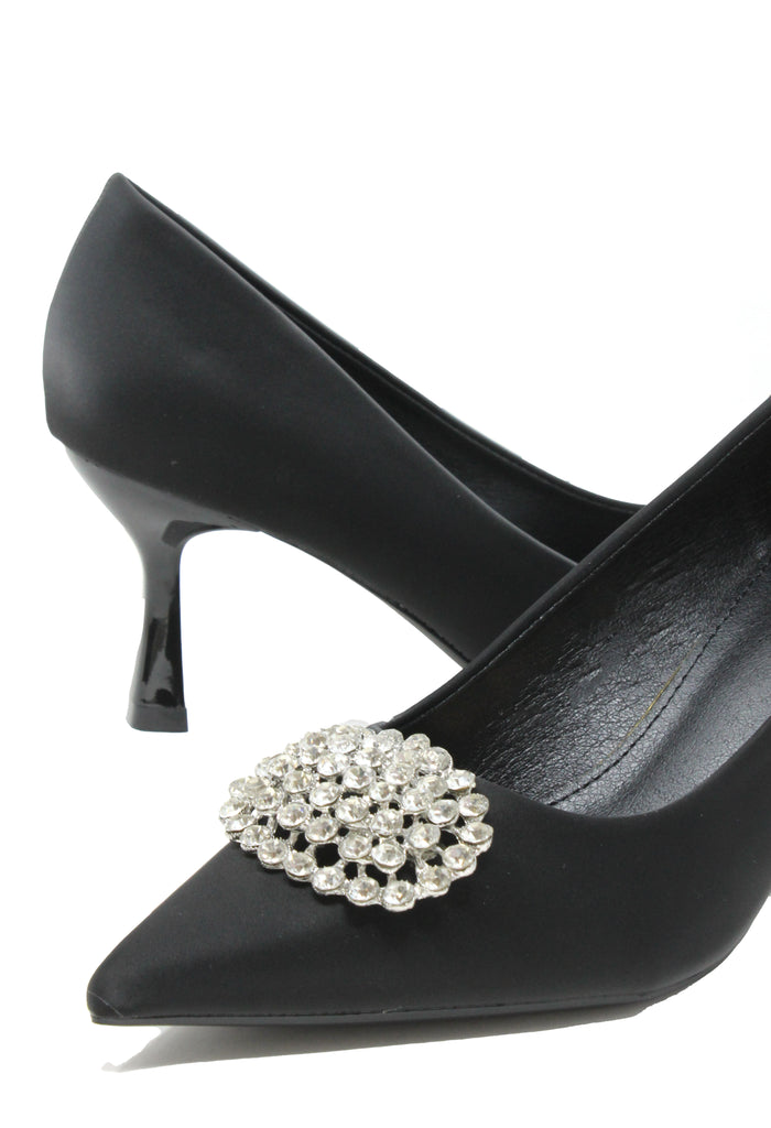 Diamante Court Heel