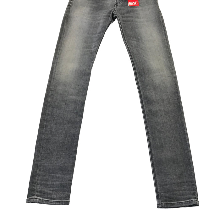 Diesel w28 l32 grey stone wash skinny fit low waist stretchy denim jeans