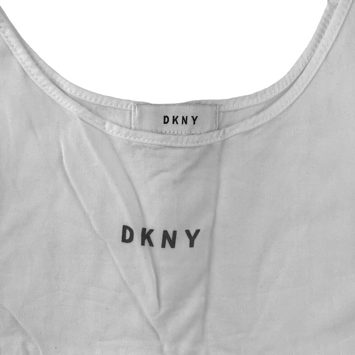 DKNY 8-9 years white flared cropped top