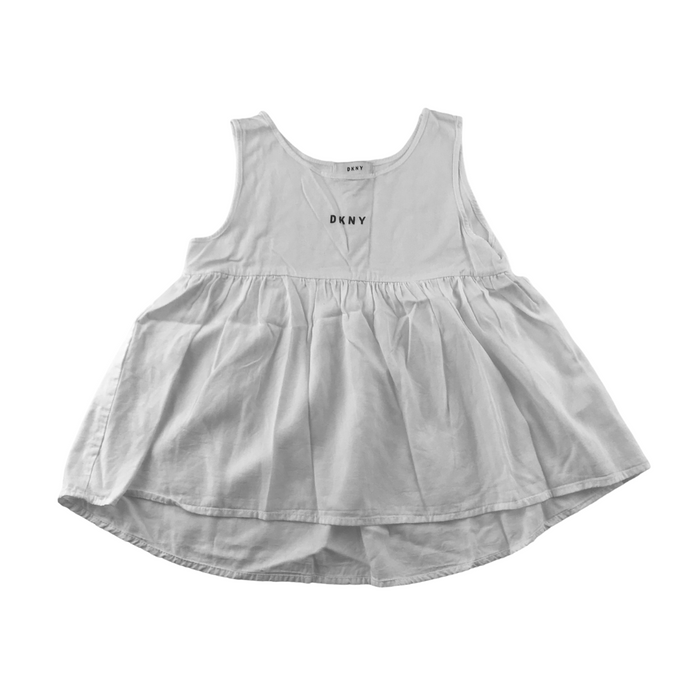 DKNY 8-9 years white flared cropped top