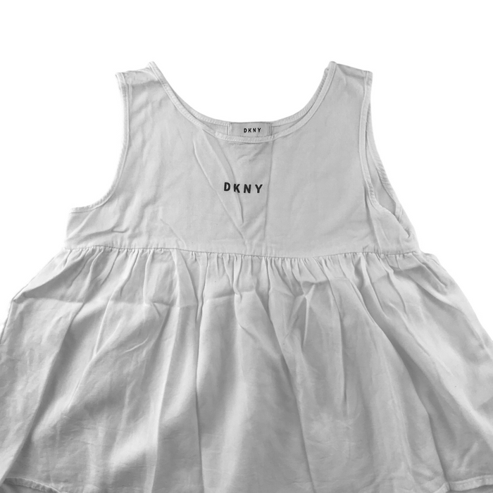 DKNY 8-9 years white flared cropped top