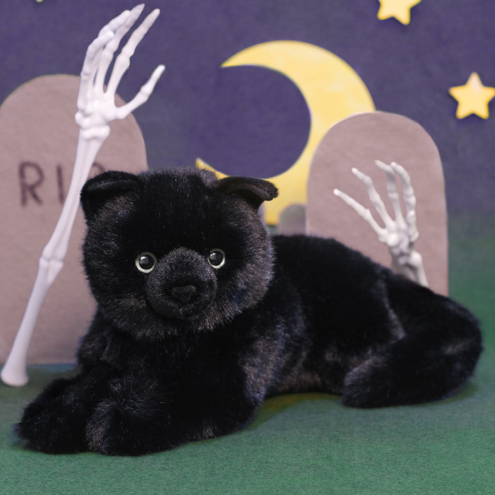 Douglas Cuddle Toys - Black Cat Tug Plush Stuffed Plushie 4507