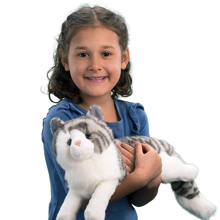 Douglas Cuddle Toys - Smokey Gray Cat Plush Stuffed Plushie 283