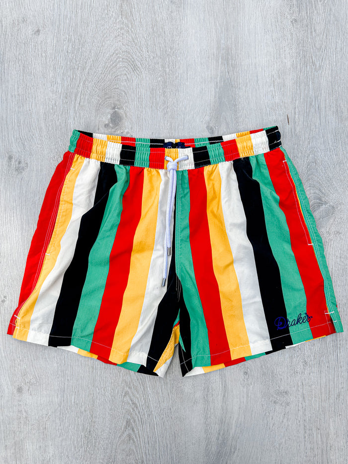 Drake's Striped Swim Shorts - House Of Huntington