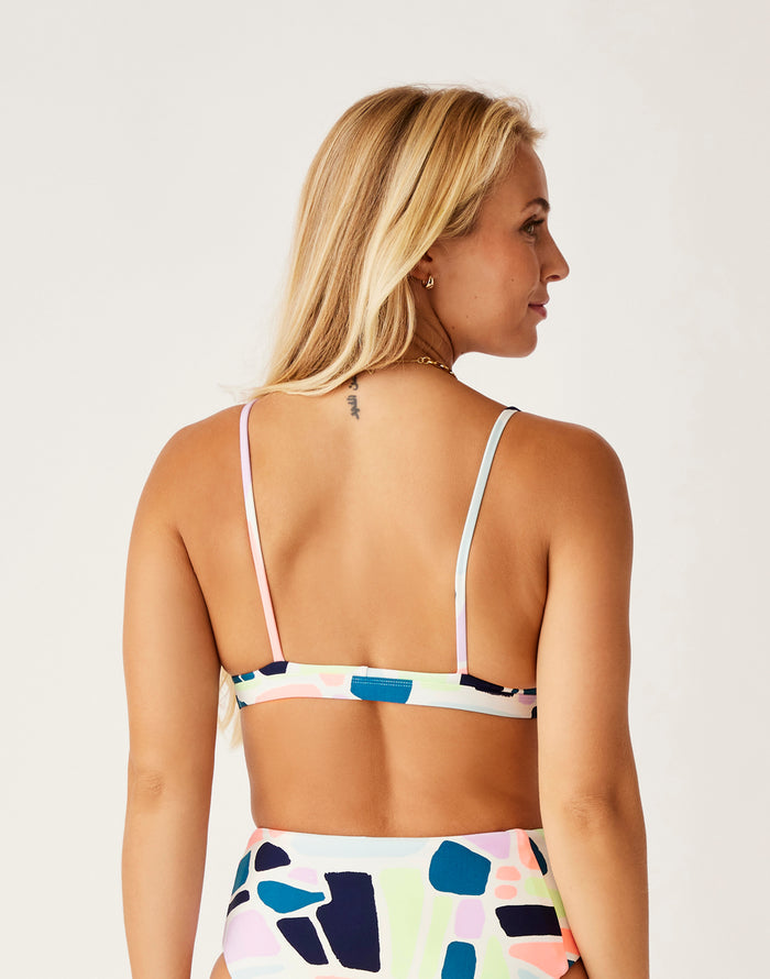 Drea Compression Top: Pebble - FINAL SALE