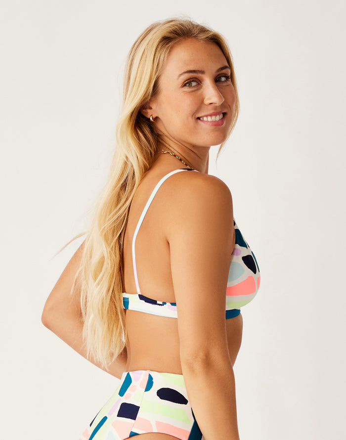 Drea Compression Top: Pebble - FINAL SALE