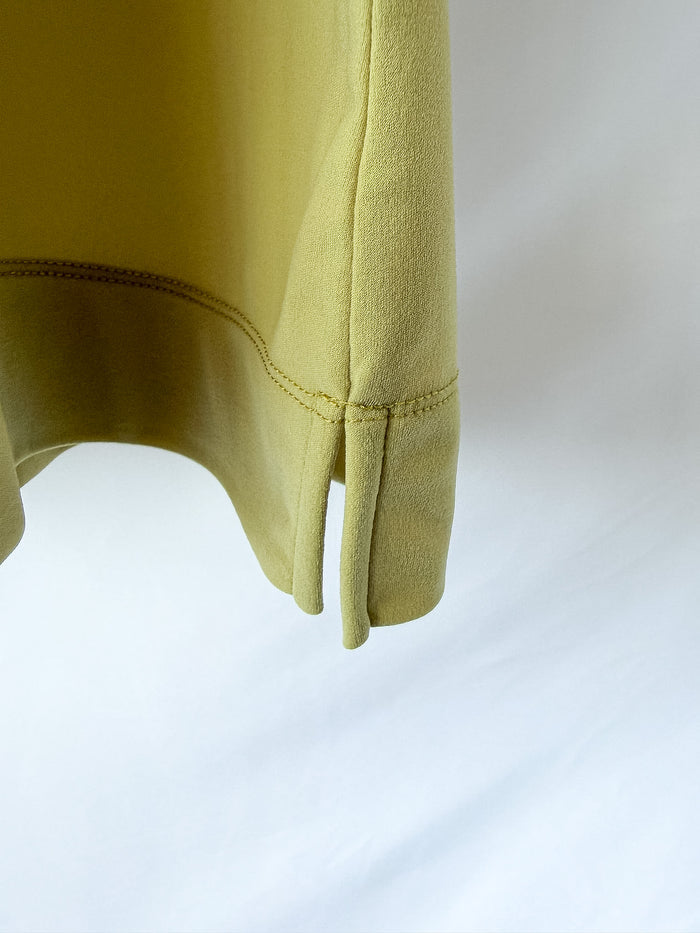 Dries Van Noten Hele Pistachio Green Oversized Polo Shirt