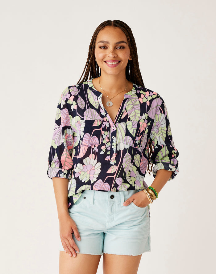 Dylan Gauze Shirt: Brigitte - FINAL SALE