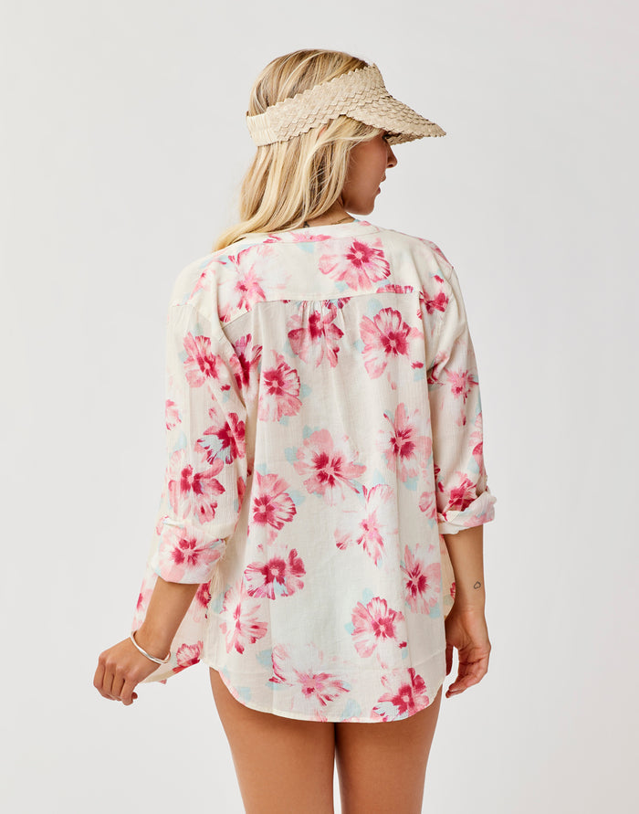 Dylan Gauze Tunic: Cloud Elation