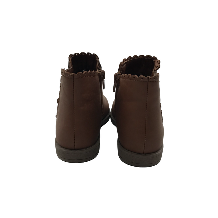 E-vie  size UK 11 (jr) brown leather angel boots