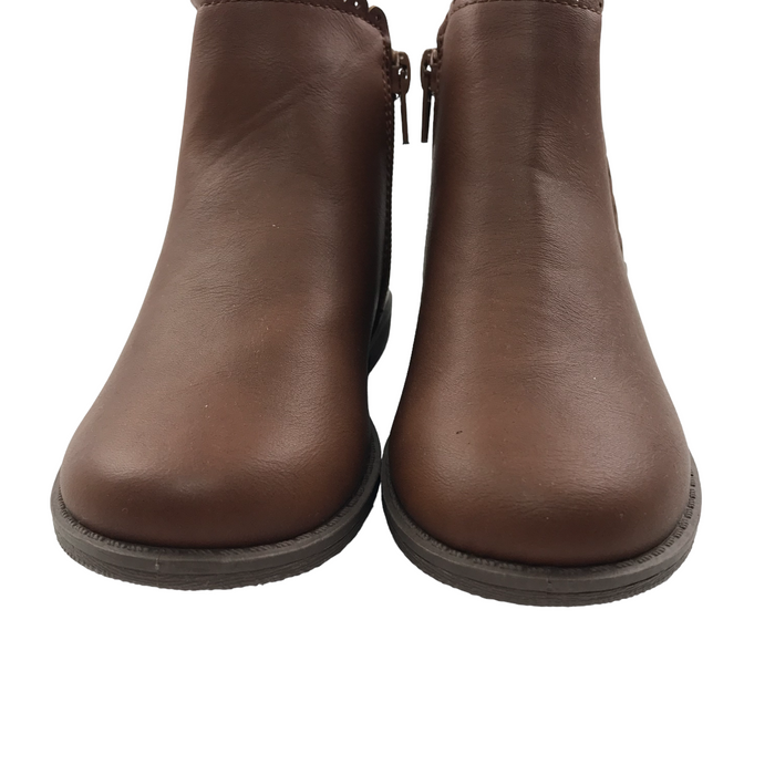 E-vie  size UK 11 (jr) brown leather angel boots