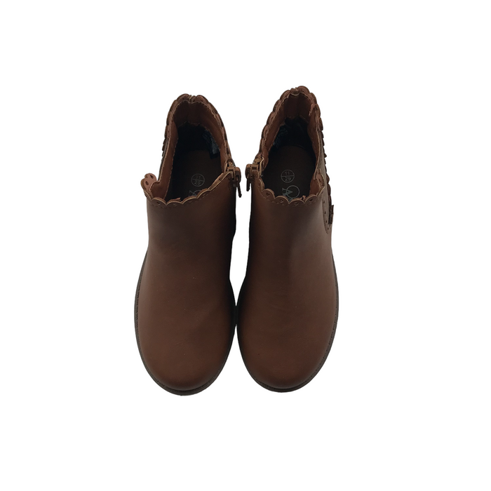 E-vie  size UK 11 (jr) brown leather angel boots
