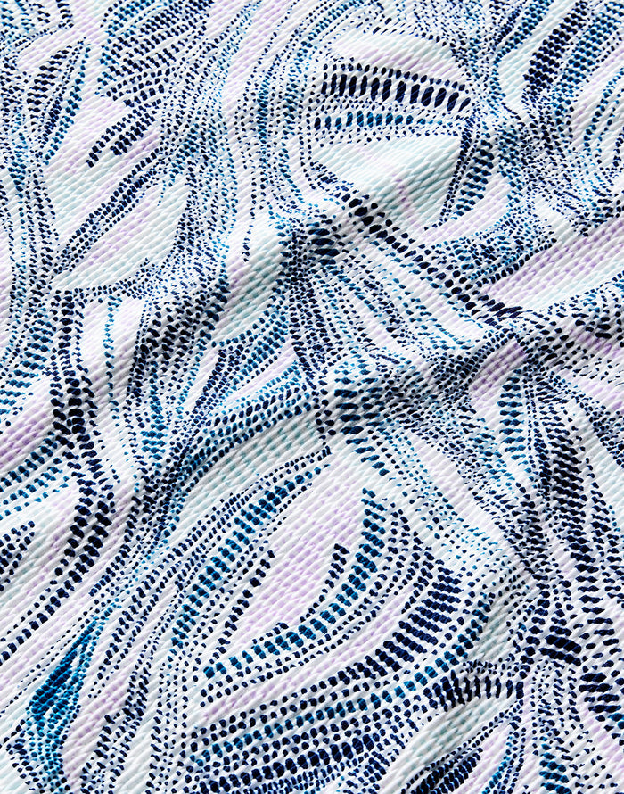 Elba Top: Olas Texture - FINAL SALE