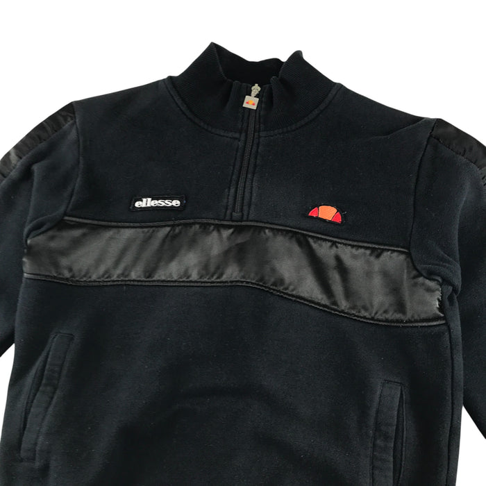 Ellesse women's S black quarter-zip sweater