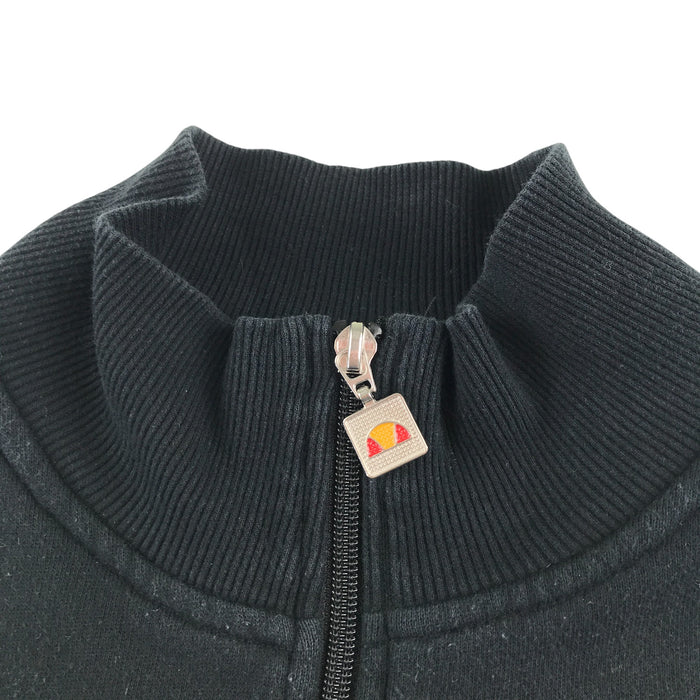 Ellesse women's S black quarter-zip sweater