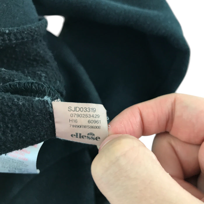 Ellesse women's S black quarter-zip sweater