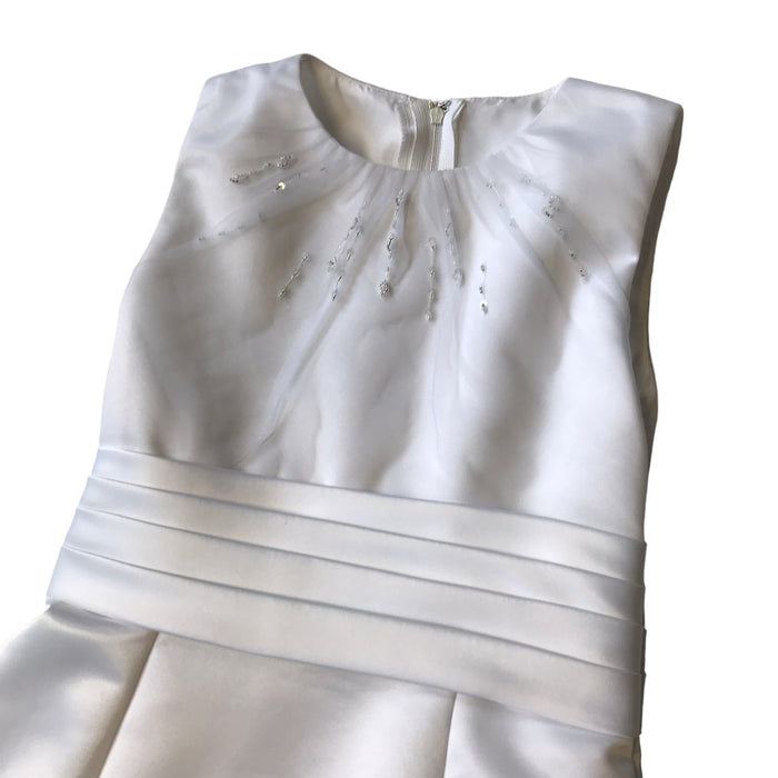 Emmerling 8-9 years white formal dress