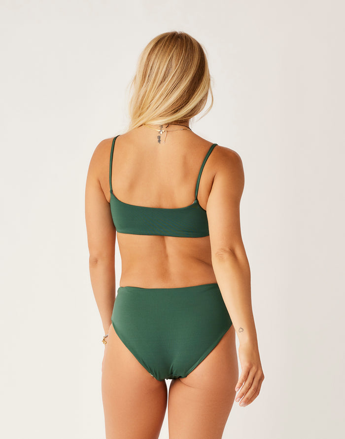 Erin Reversible Bottom: Tropical/Cilantro - FINAL SALE