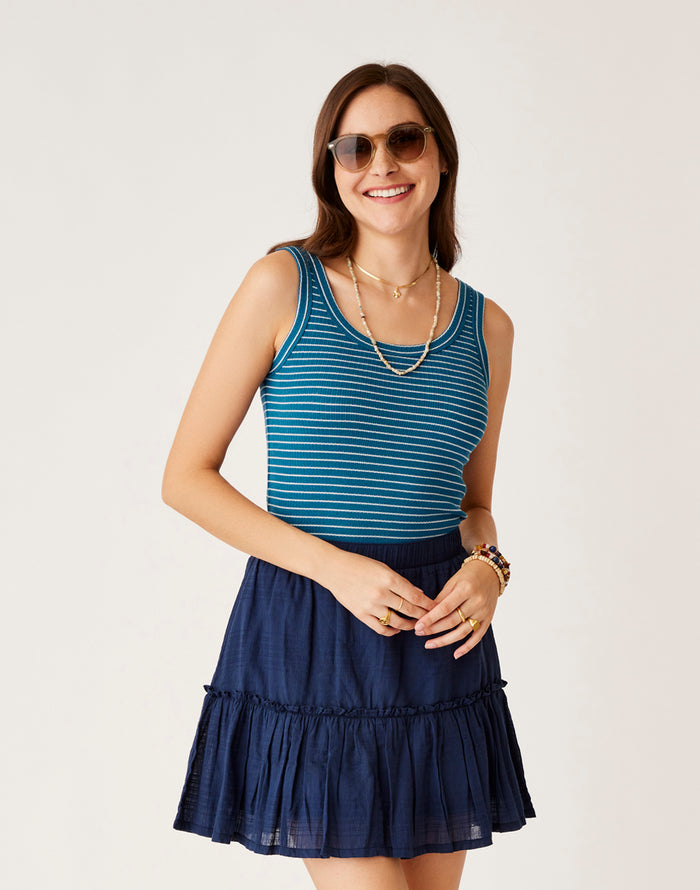 Ever Tank: Azul Stripe - FINAL SALE