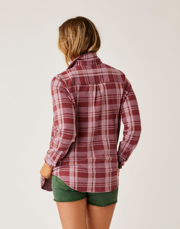 Fairbanks Supersoft Shirt: Brick Plaid