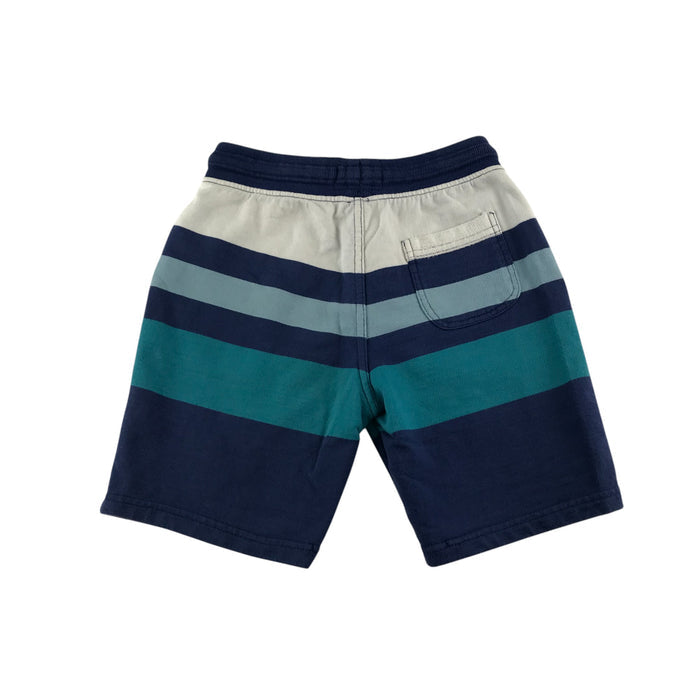 Fatface 7-8 years navy jersey striped cotton shorts
