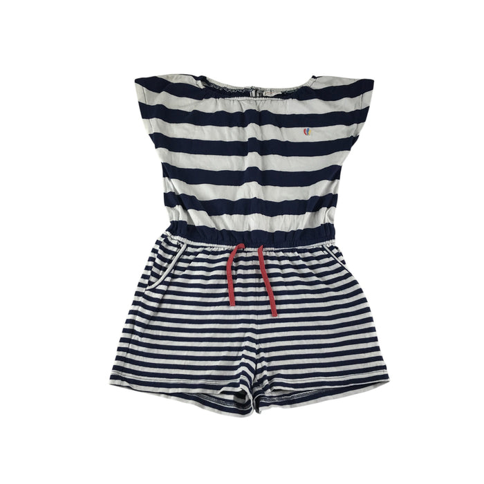 Fatface 9-10 years navy and white stripy playsuit