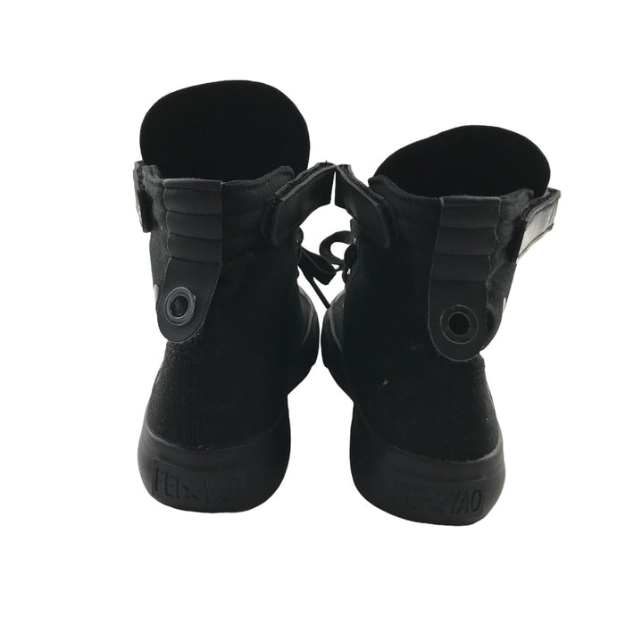 Feiyao size UK 4 black bunny trainers