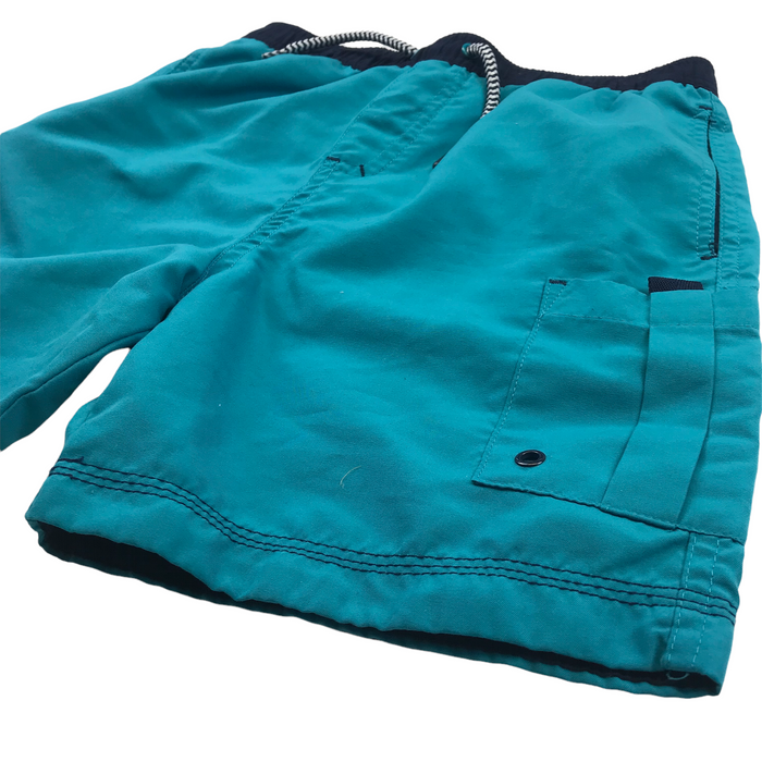 F&F 10-11 years turquoise blue swim trunks
